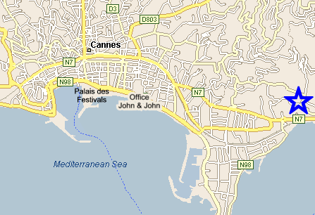 Plan Cannes, John and John Immobilier, Rf 003