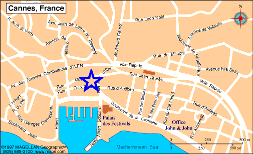 Plan Cannes, John and John Immobilier, Rf 012