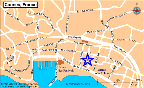 Plan Cannes, John and John Immobilier, Rf 063