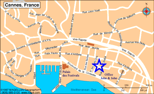 Plan Cannes, John and John Immobilier, Rf 067