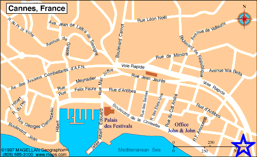 Plan Cannes, John and John Immobilier, Rf 068