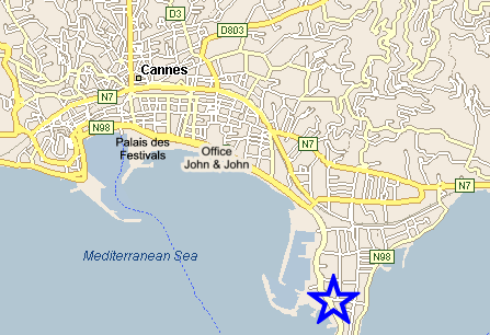 Plan Cannes, John and John Immobilier, Rf 086