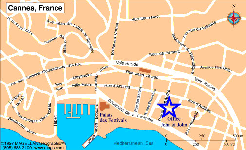 Plan Cannes, John and John Immobilier, Rf 089