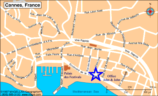 Plan Cannes, John and John Immobilier, Rf 095