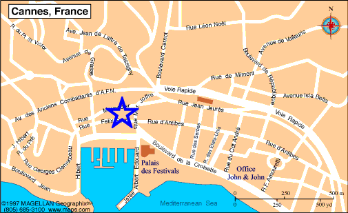 Plan Cannes, John and John Immobilier, Rf 098