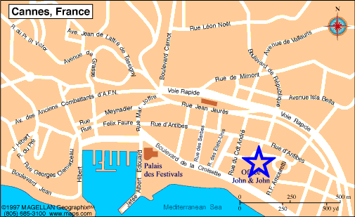 Plan Cannes, John and John Immobilier, Rf 099