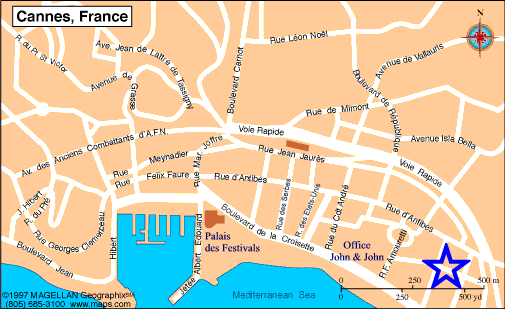 Plan Cannes, John and John Immobilier, Rf 205